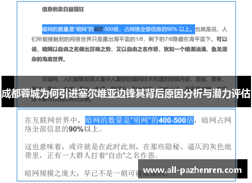 成都蓉城为何引进塞尔维亚边锋其背后原因分析与潜力评估