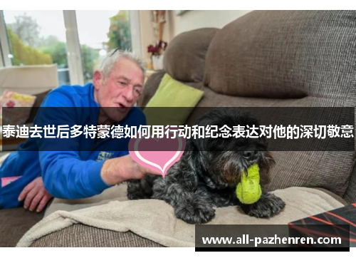 泰迪去世后多特蒙德如何用行动和纪念表达对他的深切敬意 泰迪去世后多特蒙德如何用行动和纪念表达对他的深切敬意